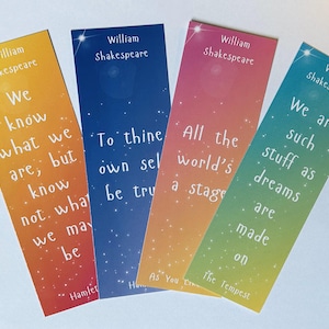Shakespeare Bookmark