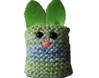 Garter Stitch Bunny PDF Knitting Pattern