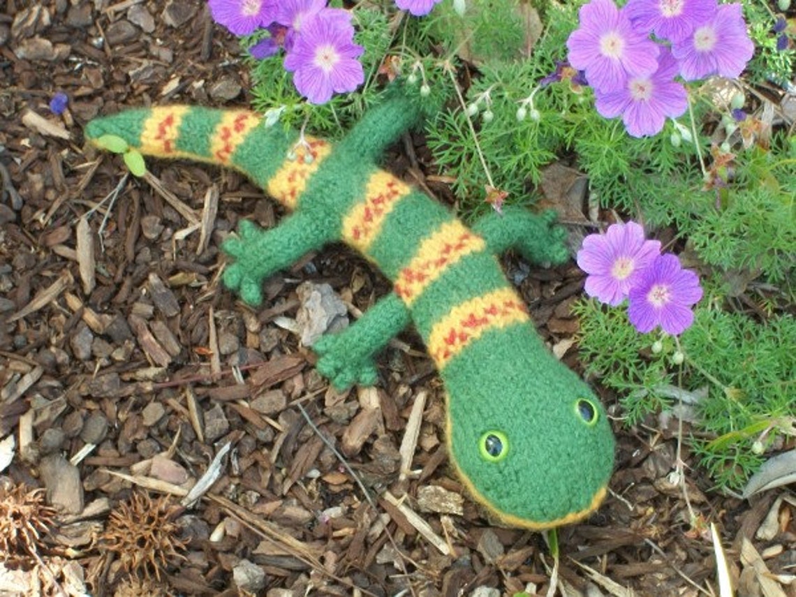 Zerd the Lizard PDF Knitting Pattern - Etsy