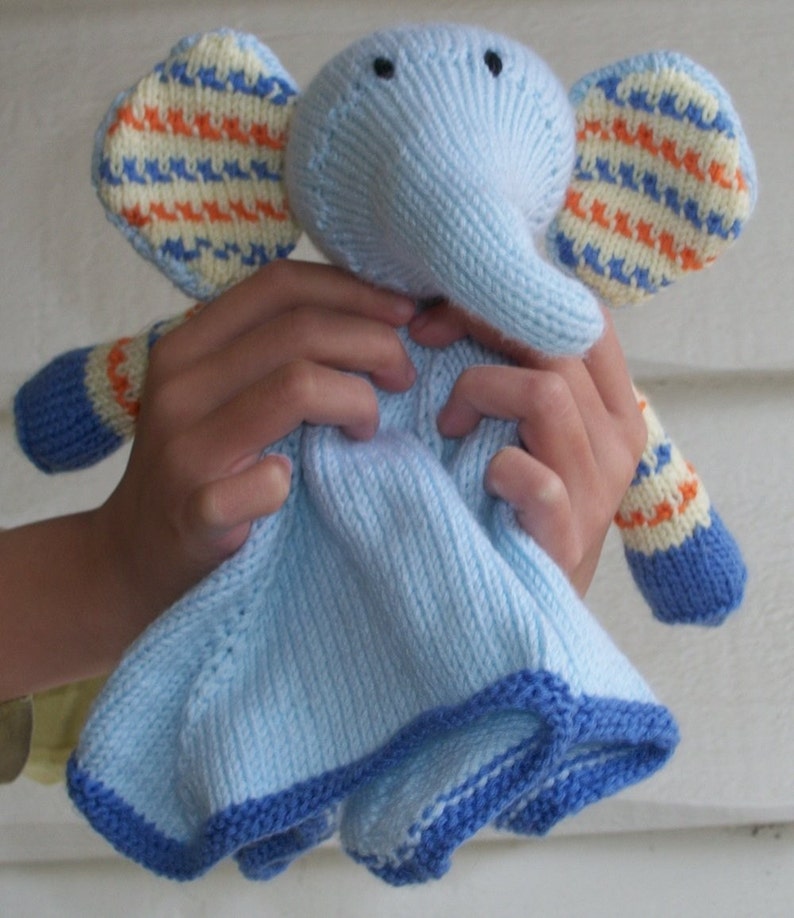 Baby Pears Blanket Buddy PDF Knitting Pattern Etsy