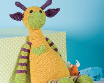 Mango the Giraffe Toy knitting pattern