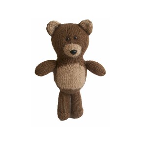 Modello PDF per lavorare a maglia con orsetto peloso