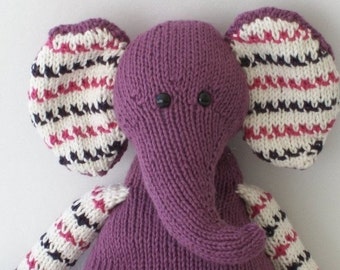 Pears the Elephant PDF knit pattern