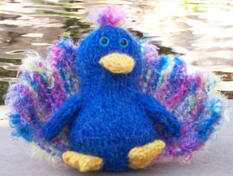 Percy Peacock PDF Knitting Pattern image 1