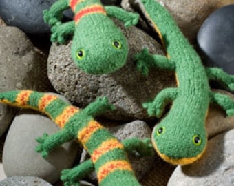 Zerd the Lizard PDF knitting pattern