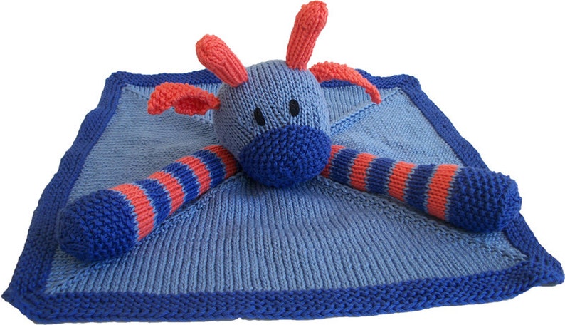 Baby Mango Blanket Buddy PDF Knitting Pattern image 2