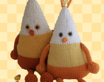 Candy Corn Dude PDF Knitting Pattern