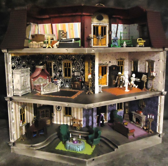 Blive ved klo gaffel Playmobil Haunted Halloween Victorian Gothic Mansion 5302 - Etsy