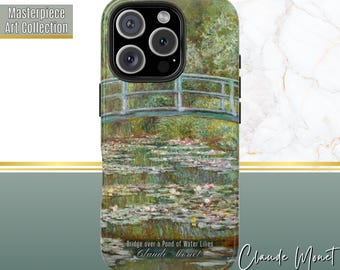 Funda para teléfono Monet Water Lilies: Arte impresionista, iPhone, Samsung, Pixel