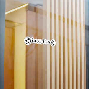 Auto Aufkleber, Fahrzeug Aufkleber - Fußball Aufkleber, Vinyl Aufkleber für Fußball Mütter, Auto Aufkleber, Laptop Aufkleber, Sport Mutter Geschenk, Muttertagsgeschenk