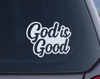 Gott ist gut Auto Aufkleber, christlicher Glaube Aufkleber