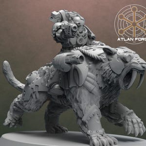 Sabertooth Riders Wargame Miniature Si-fi Fantasy Wargaming RPG Kit ...