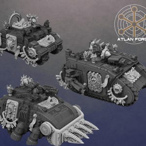 Wai Toa Vehicle Accessories | Wargame Miniature | Si-Fi Fantasy Wargaming RPG | Kit Bashing