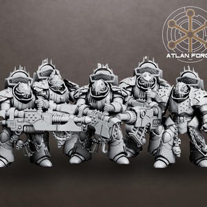 Nekramoroi Desecrators - Vampire Knights – Elite Warrior Kit for Grimdark Wargames, RPG Boss Foes & Conversion Projects | Atlan Forge