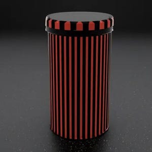 Twist Lock Small Storage Container, 3D Printed Travel Case, Made to Order