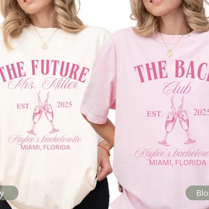 The Bach Club Bachelorette Shirts Bach Shirt Social Club Bach Club Shirts Bachelorette Party Shirts Bachelorette Shirts 1717 Comfort Colors