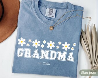 Personalized Nana Shirt with Kids Names, Grandma Shirt, Floral Nana T-Shirt, Grandma Nana Gigi Mother's Day Shirt, Nana Tee, Nana Gifts