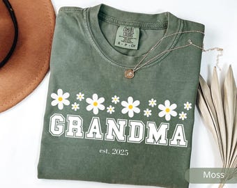 Personalized Nana Shirt with Kids Names, Grandma Shirt, Floral Nana T-Shirt, Grandma Nana Gigi Mother's Day Shirt, Nana Tee, Nana Gifts