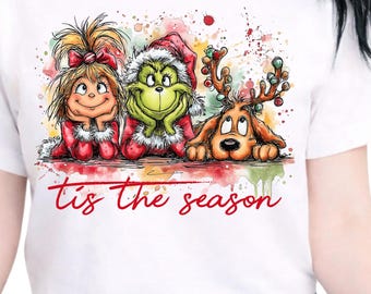 Christmas Squad Shirt, Funny Xmas Friends Sweatshirt, Cute Holiday Character Tee, Xmas Family Matching Shirt, Winter Outfit, Holiday Gift