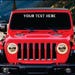 Personalized Windshield Text Decal Custom Windshield Banner Sticker UV ...