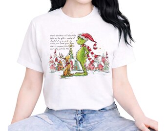 Mean Green One Shirt, Christmas Whoville Sweatshirt, Vintage Holiday Graphic Tee, Xmas Family Matching Tee, Cute Winter Outfit, Holiday Gift