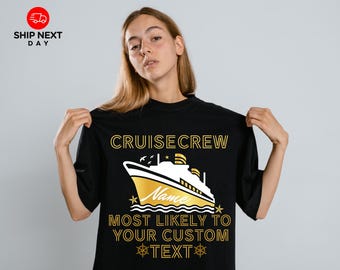 Cruise Crew Shirt, Personalized Family Vacation Tee