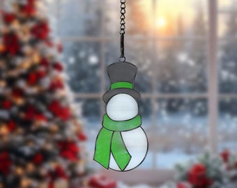 雪だるまパネルシリーズ ステンドグラスパターン - Etsy 日本