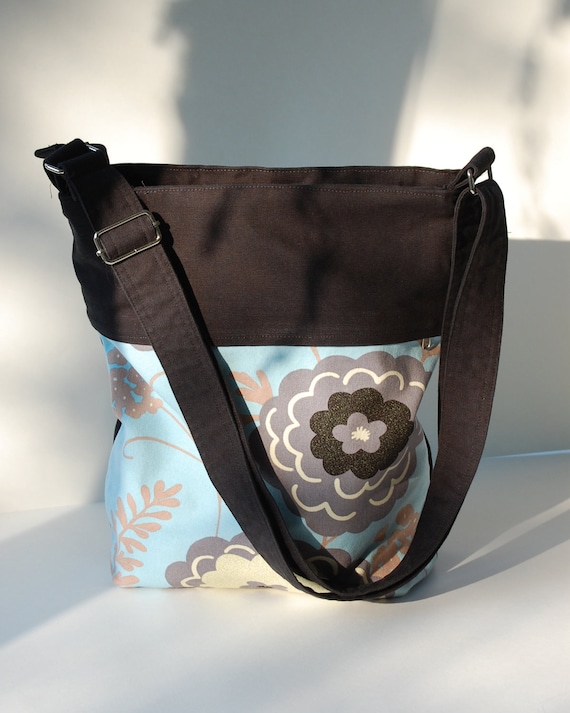 Items similar to organic cotton medium crossbody/shoulder bag on Etsy