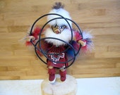 Vintage Native American Navajo Hoop Dancer Kachina Doll - free shipping in USA