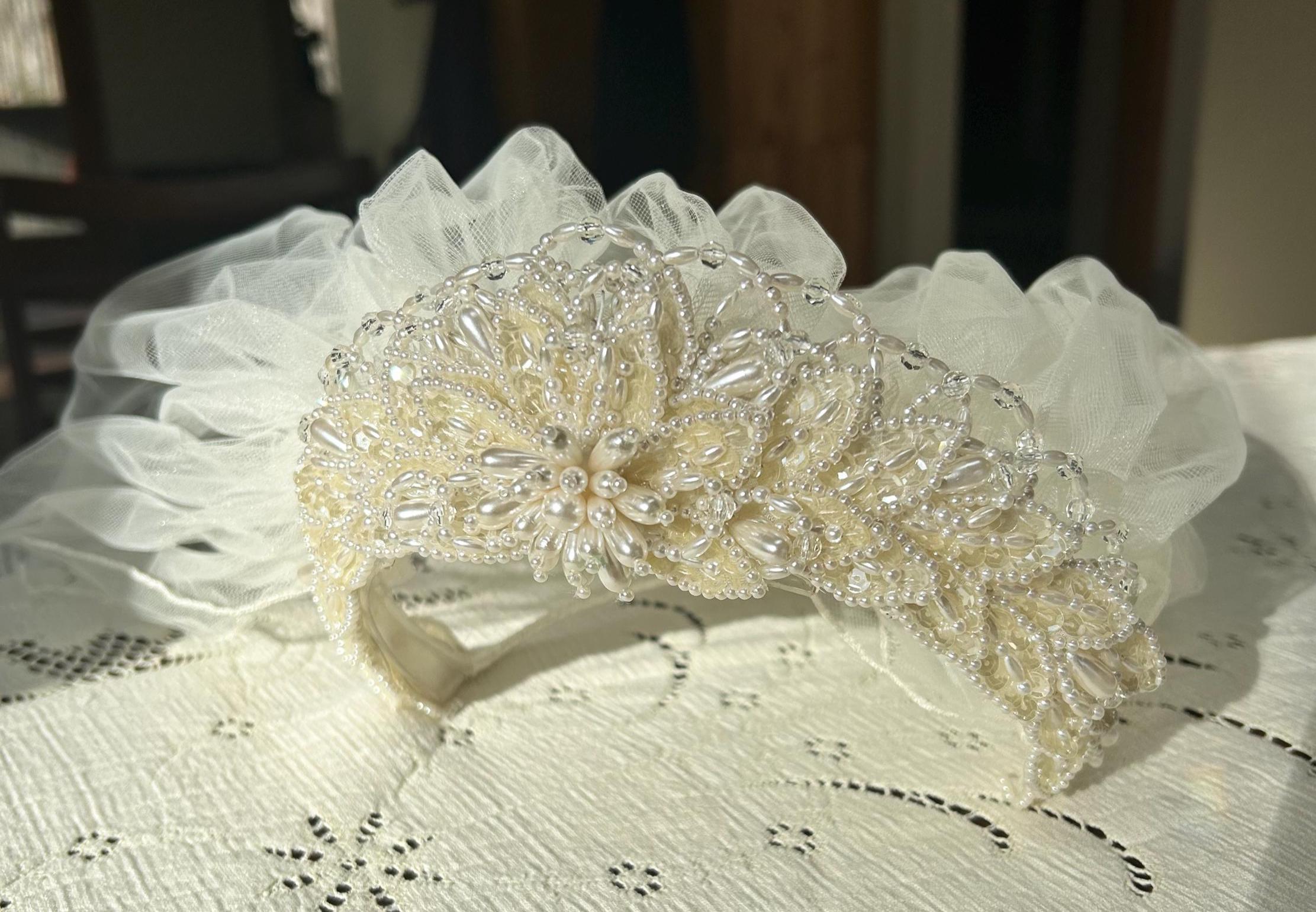 50s Bridal Headpiece - Etsy