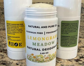 Natural Deodorant | Aluminum Free | Non Toxic | Sensitive Skin Friendly | Long Lasting Odor Protection | Women's Deodorant | Small Batch