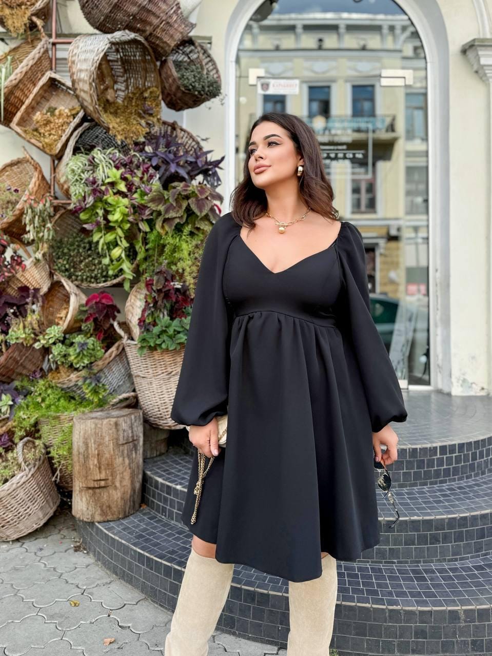 Black and white plus size cocktail dress sale