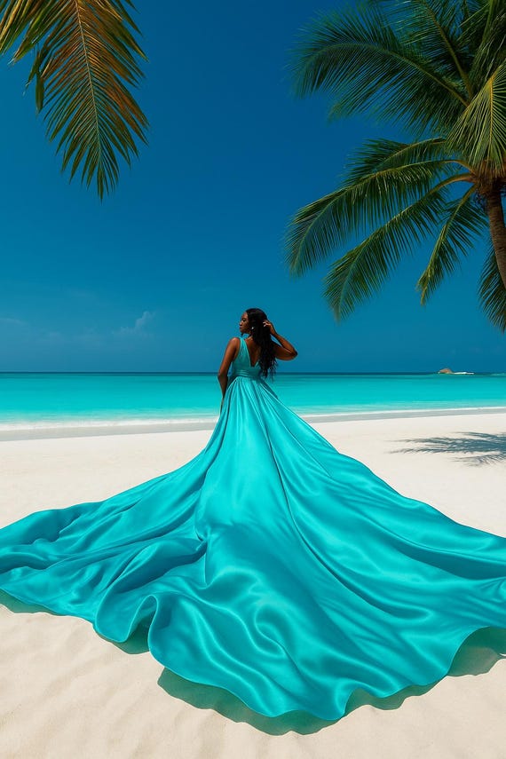 slim fit dress slacks Lars Maxi Dress Turquoise main image 0