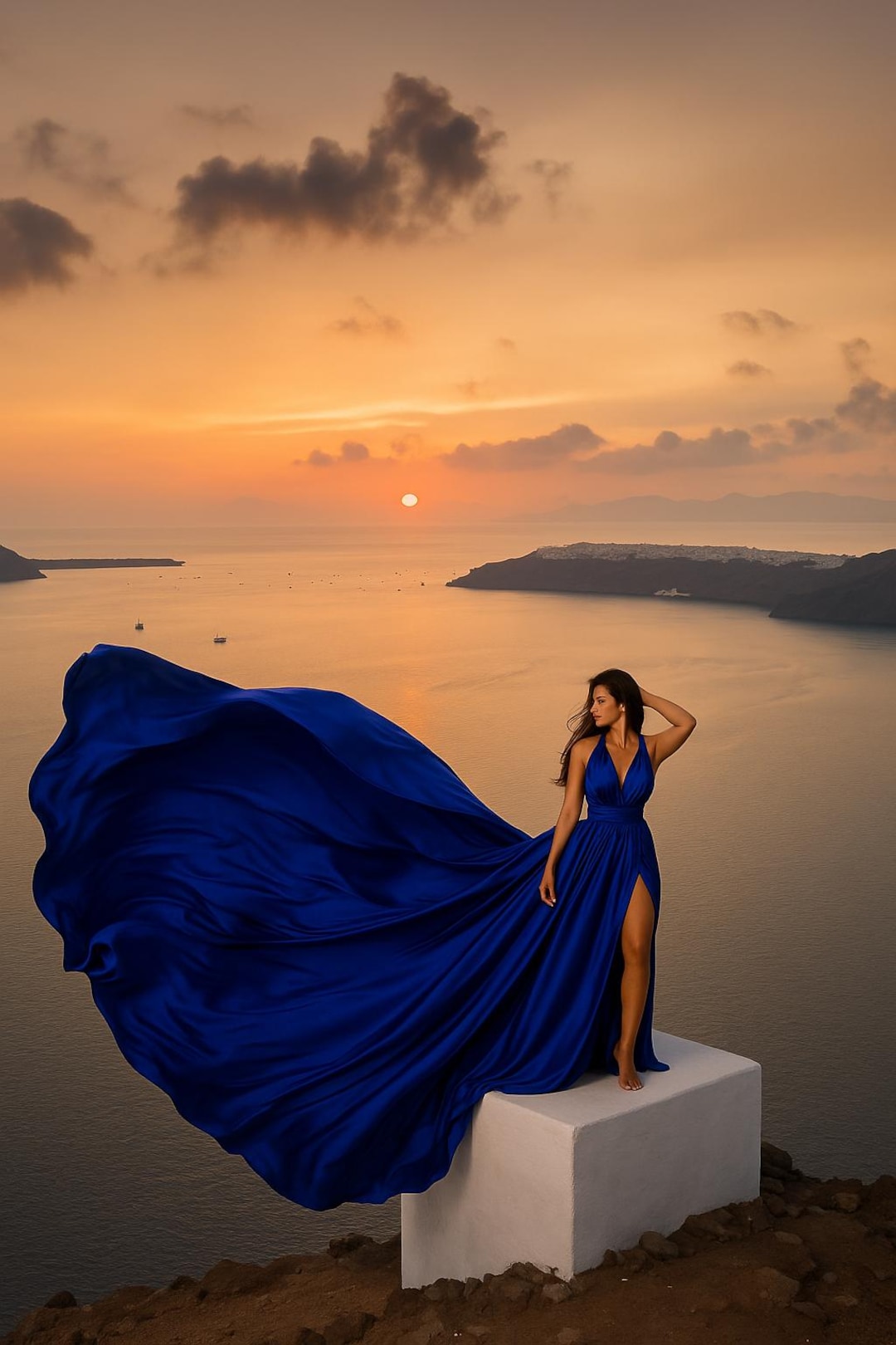 long flowy dress for photoshoot Yellow Flying - Dress Train | Lansy Maroon / length 197 inch (5 m) ensuring the perfect fit St. Pete Beach Florida -