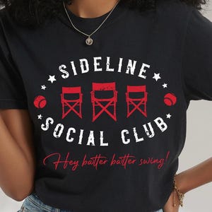 Sideline Social Club Baseball Svg, Baseball Mom Svg, Baseball Svg, Baseball Mama Svg, Baseball Mom Shirt Svg, Baseball Season Svg