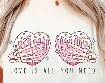 Funny Valentines shirt png, Skeleton vday png, valentines day shirt, Groovy valentines, Trendy png Heart Candy png, Vday sublimation