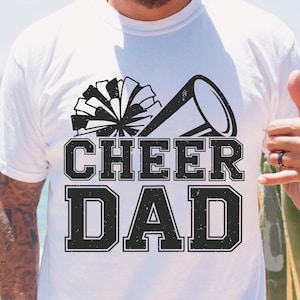 Cheer Dad SVG: Cheerleader Shirt Design (Digital Download)