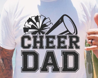 Cheer Dad SVG: Cheerleader Shirt Design (Digital Download)