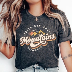 Faith Can Move Mountains Svg, Christian Gift Svg, Faith Png, Jesus Svg, Bible Verse Svg & Png, Minimal Christian Svg, Bible Verse Png