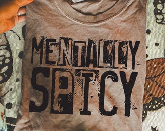 Mentally Spicy Snarky PNG svg Sarcastic Funny Mental health Png Retro Checkered Trendy Womens Leopard Print Sarcasm Sassy Funny Mom svg png
