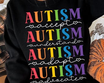 Autism Awareness SVG, Neurodiversity PNG, Autism Acceptance Designs, Special Education Shirt Design, Autism Mom Gifts, Advocate Cut File
