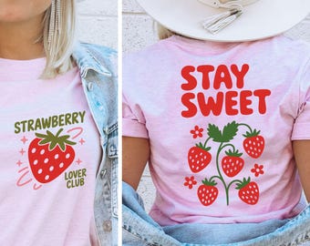 Boho Strawberry Festival PNG bundel: Coquette Summer Clipart (Digital Download)