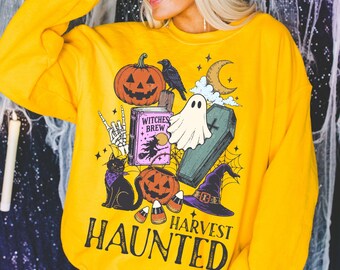 Retro Vintage Halloween PNG Bundle, Retro Halloween Png, Preppy Halloween Png, Spooky Season Png, Retro Fall png, Trendy Fall Halloween png