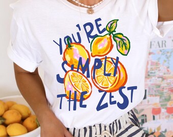 Preppy Lemon Shirt PNG: Girly Summer Design (Digital Download)
