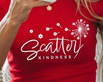 Scatter Kindness Dandelion PNG: Sublimation Design (Digital Download)