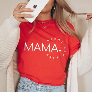Mama Mommy Mom Bruh Svg Cut File, Funny Mom Sublimation Design, Mothers Day Svg Png, Mom Shirt Svg, Gift For Mom Svg