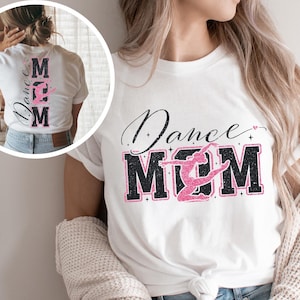 Tanzende Mama SVG, Tanzende Mama Png, Tanzende Mama Glitzer Png, In My Dance Mom Era svg, Tanzteam Mama-Shirt Design Vorderseite hinten, DTF-Transferdateien