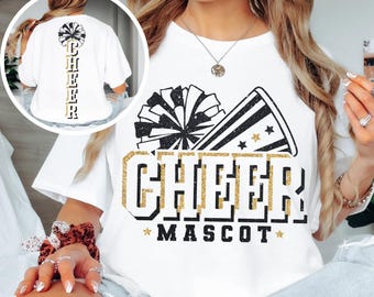 Cheer Svg Png, Cheerleading Svg, Cheerleader front back Svg, Cheer Mom Svg, Pom poms Svg, Megaphone Svg, Svg Files for Cricut