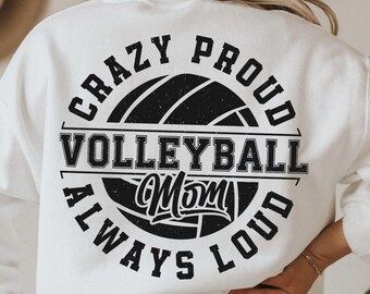 Volleyball Mom SVG, PNG Files, Volleyball Mom Shirt Svg, Volleyball Svg, Volleyball Game Day Svg, Sports Mom Svg, Mom Of Both Svg, Funny Mom