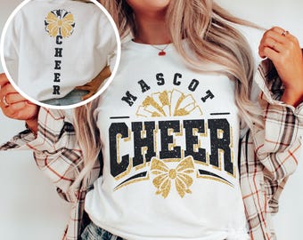 Cheer Svg Png, Cheerleading Svg, Cheerleader front back Svg, Cheer Mom Svg, Pom poms Svg, Megaphone Svg, Svg Files for Cricut